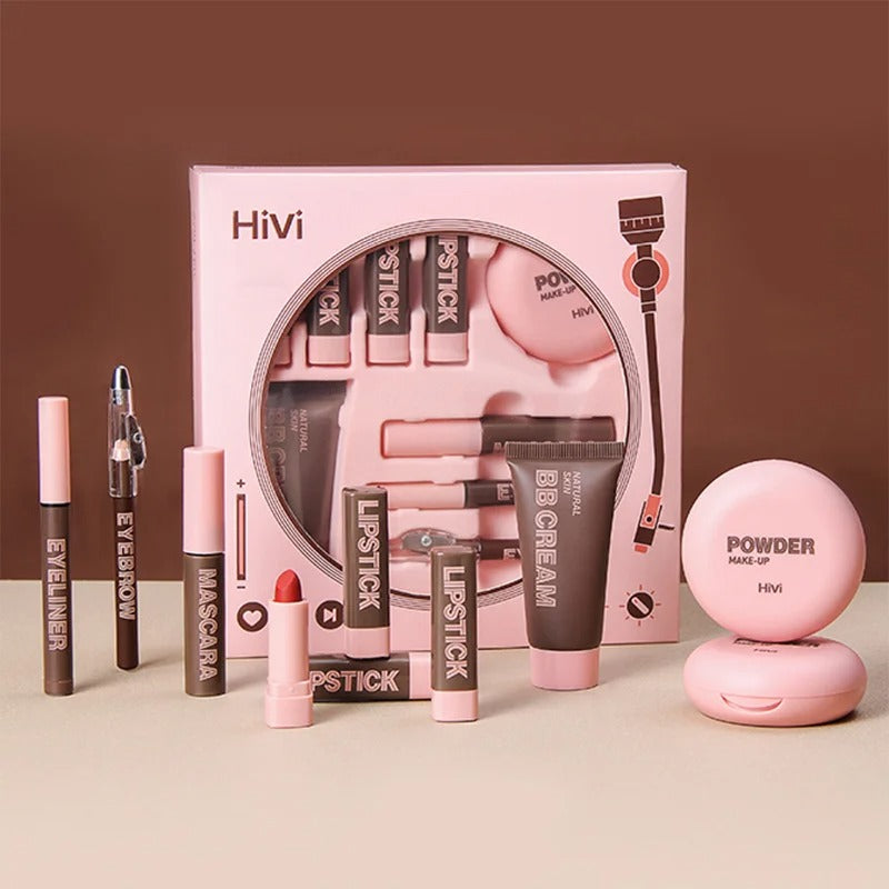 HiVi Makeup Gift Box Powder Glue Record Limited Lipstick