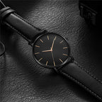 Simple Ultra Thin Men's Watch Top Brand Fashion Analog Quartz