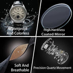 Top Brand Man Wristwatch Luxury Business Waterproof Men